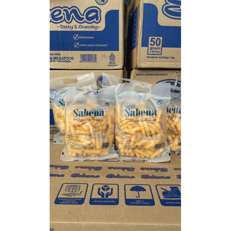 

Snack Sabena Asul-Asul Kemasan 2.000 Berat 35gram Pedas Food