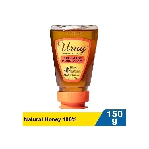 

Madu Uray Botol Squueze 150gr 100% madu murni alami exp 2027