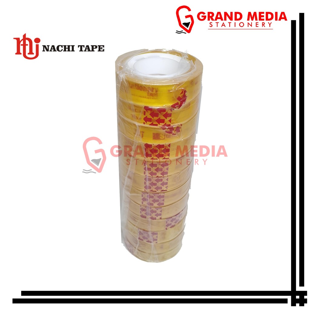 

[GRAND MEDIA] SELOTIP / ISOLASI NACHI 1/2 x 25YARD / PCS