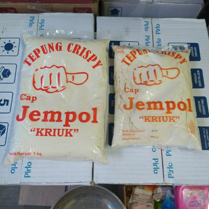 

Tepung Crispy (besar) 1kg, Cap Jempol