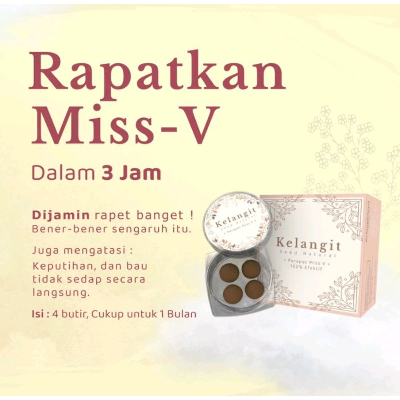KELANGIT SEED NATURAL ORIGINAL DELANGIT SEED ORIGINAL PERAPAT MISS V RAPAT DALAM 3 JAM