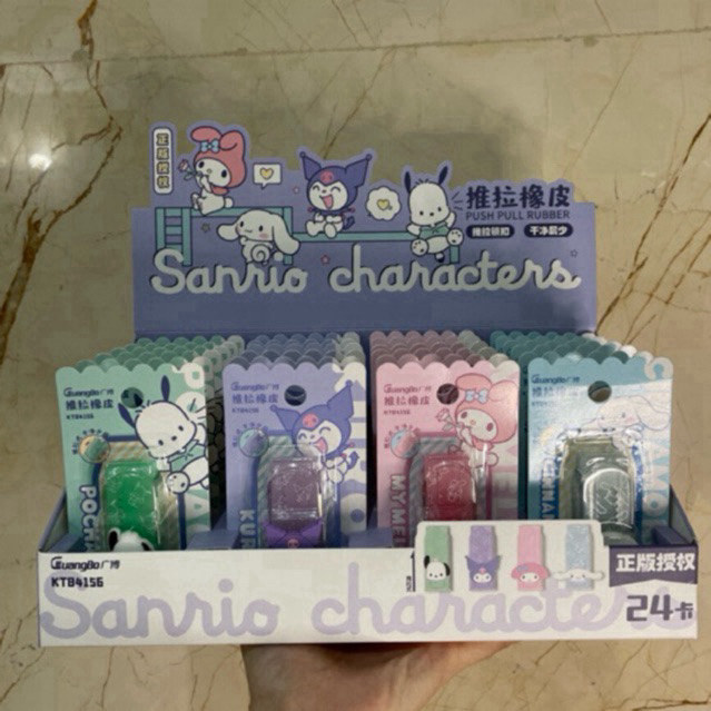 

Sanrio eraser (licensed) | Penghapus lucu | Alat tulis | Kuromi, My melody, Pochacco, Cinnamoroll