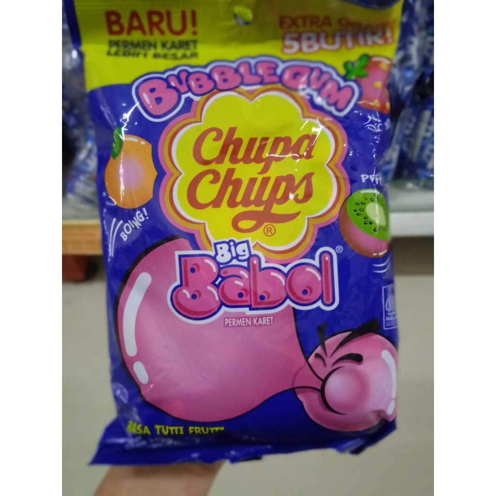 

Big Babol Chupa Chups Permen Karet Tutti Fruity Sak