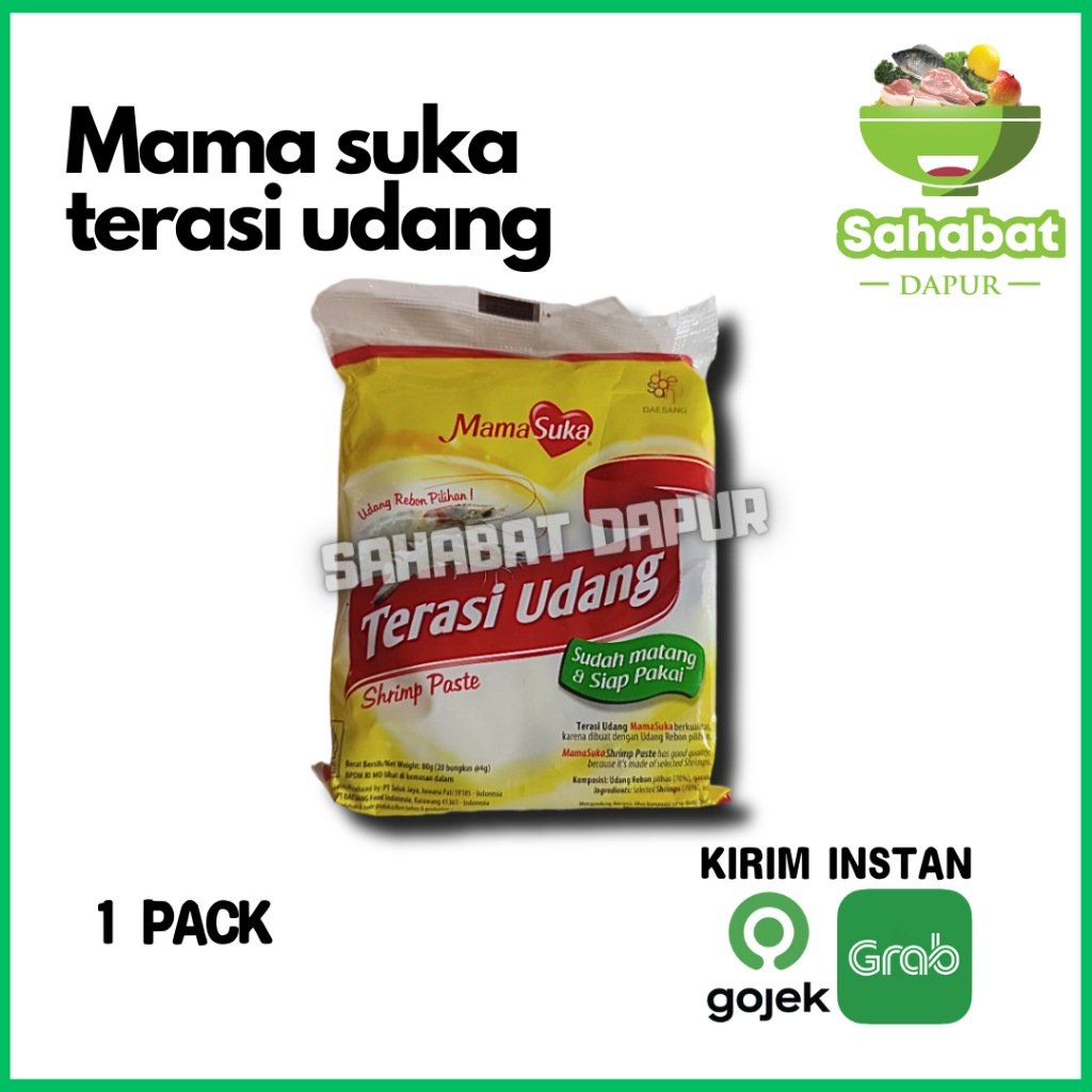 

Mama Suka - Terasi Udang 1pack isi 20pcs