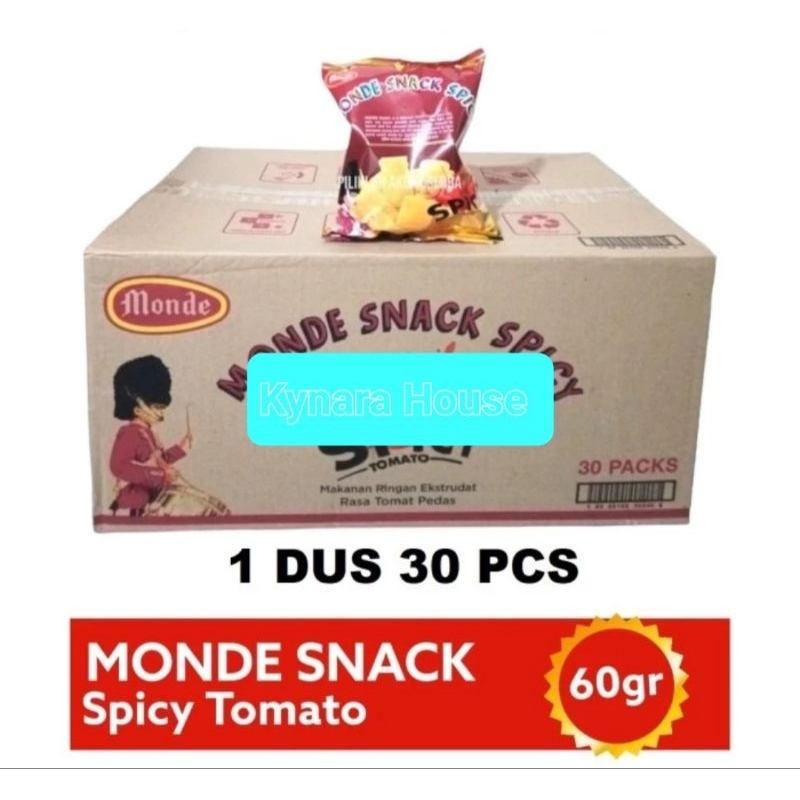 

Monde Snack Spicy Tomato 30x60gr (Karton)