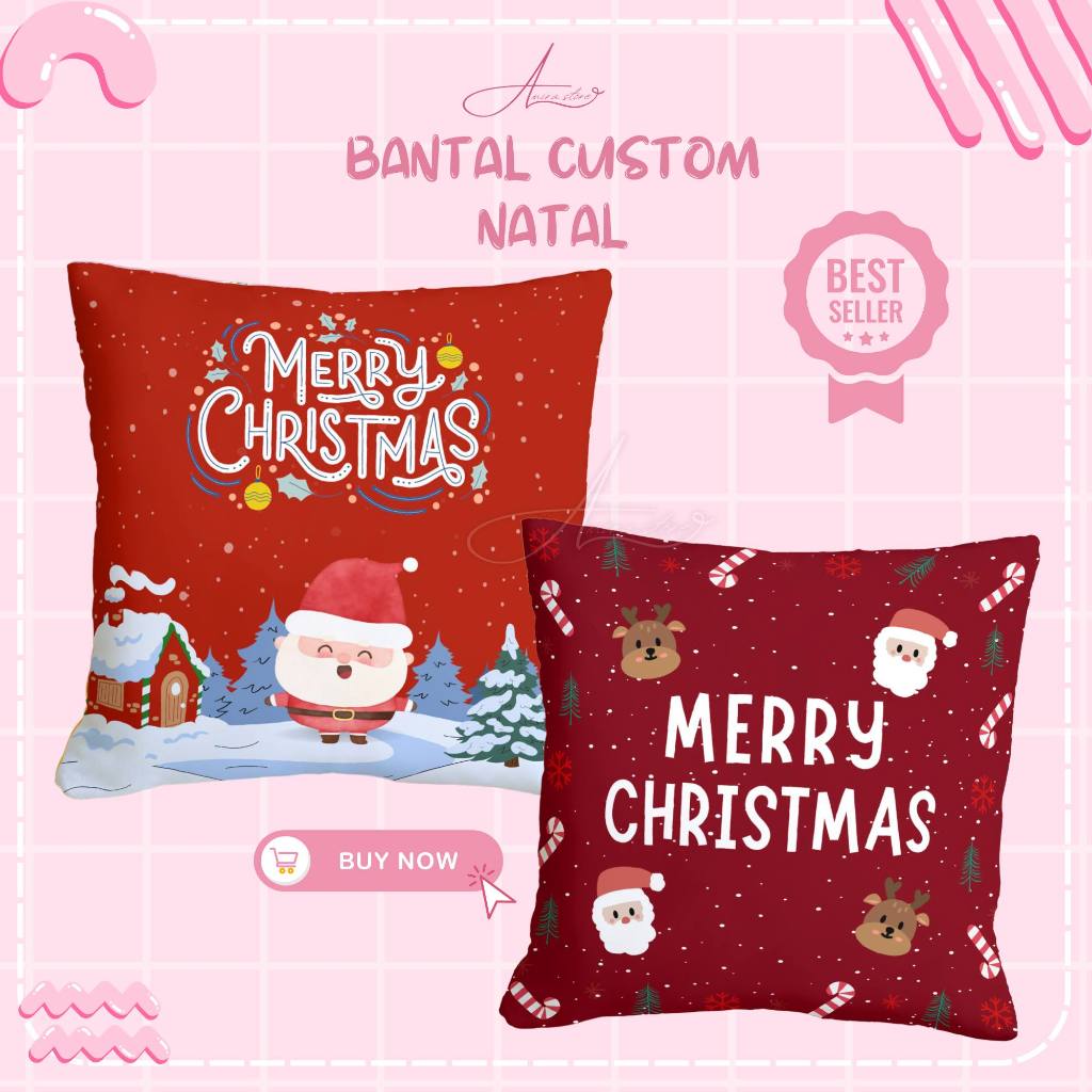 BANTAL NATAL MURAH / SOUVENIR BANTAL CUSTOM / CHRISTMAS