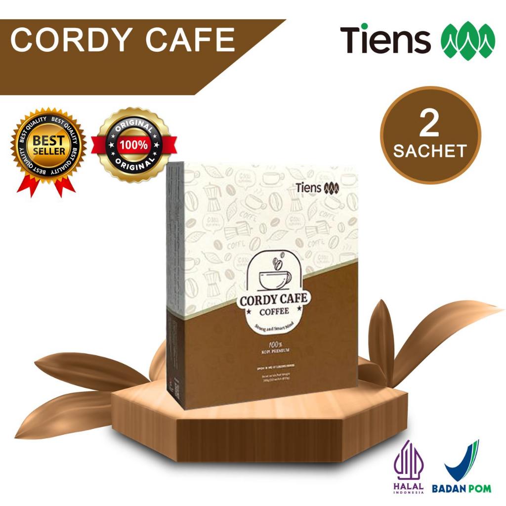 Cordy Cafe 2 Sachet Kopi kuat Pria Tahan Lama Kopi Dewasa