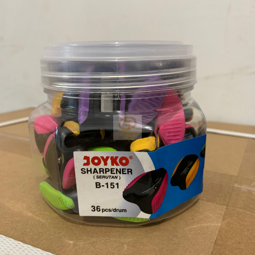 

Rautan Serutan Sharpener Joyko B-151 (1 Box isi 36 Pcs)