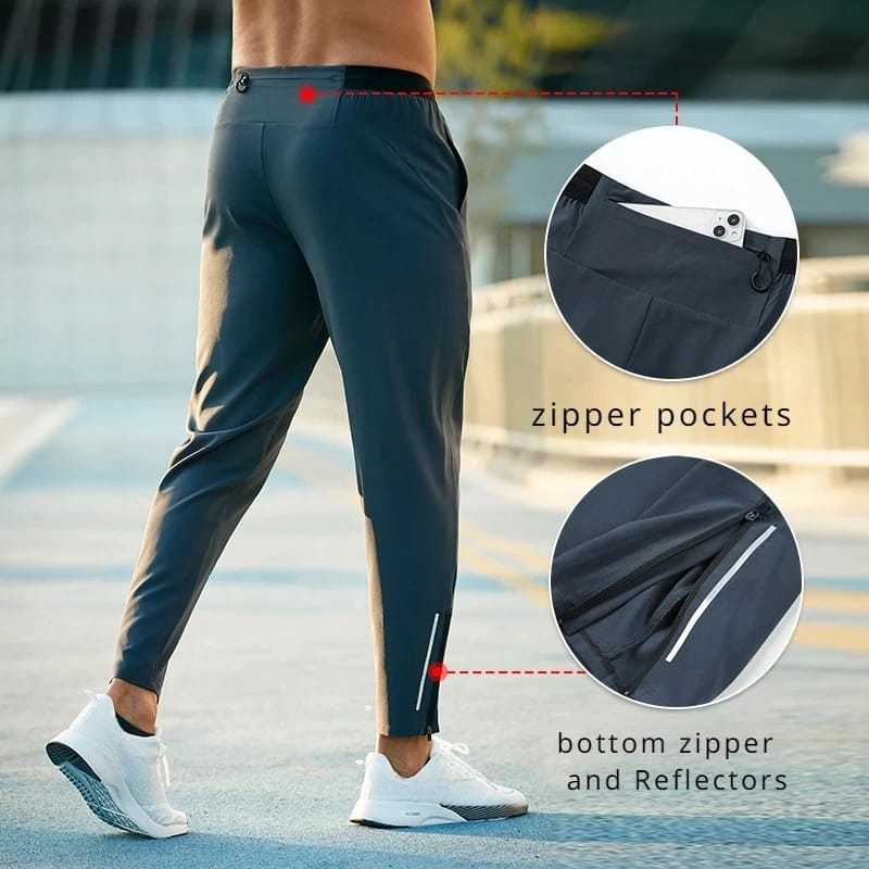 JG88 Celana Panjang Olahraga Pria Lari Gym Fitness Training - Celana Panjang Legging Running Sport Pria