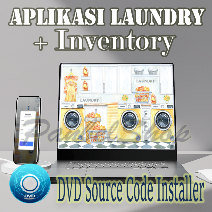 Aplikasi Web Manajemen Laundry +Inventory (Source Code)