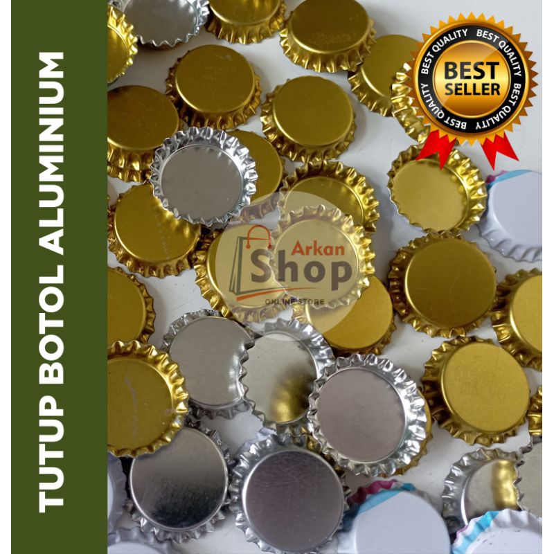 Paket 1 kg Tutup botol kempyeng / Tutup botol crown / tutup Botol sirup
