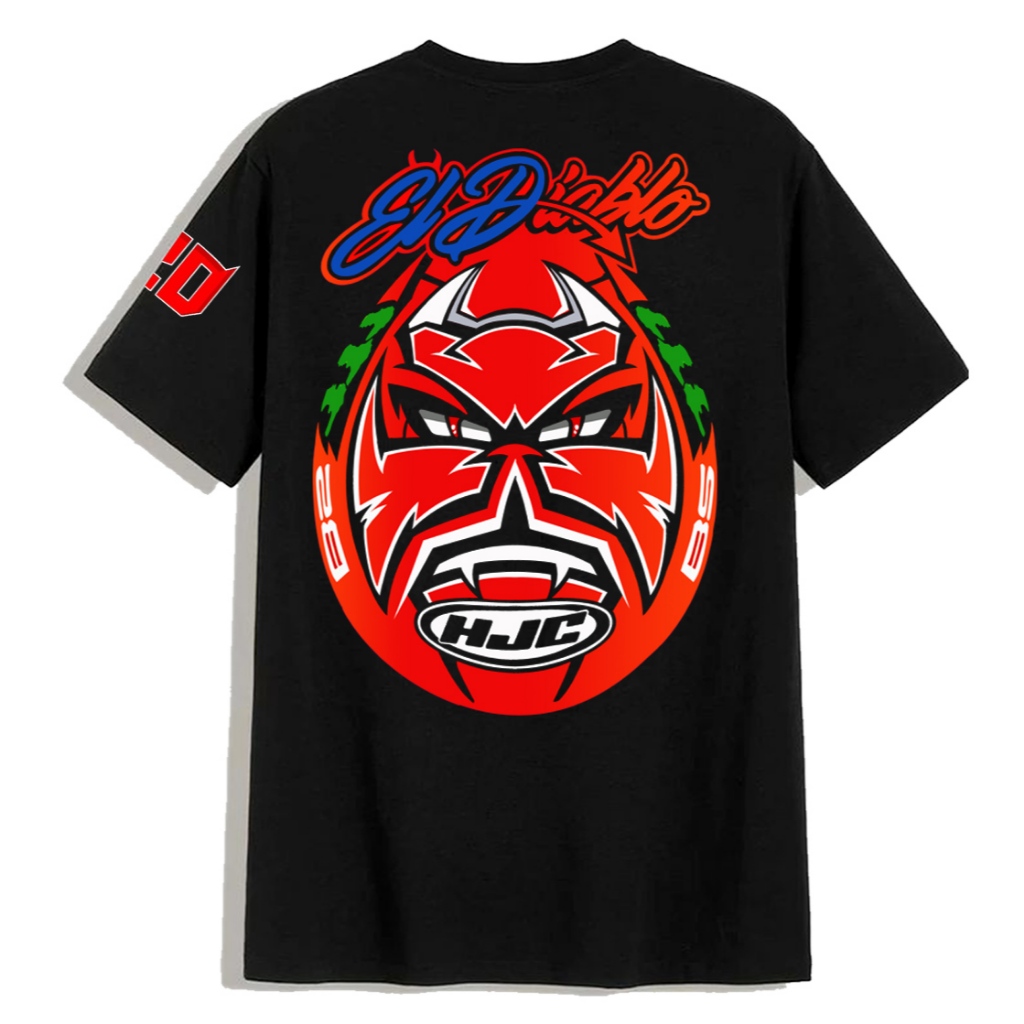 BAJU KAOS EL DIABLO NO 20 KAOS MOTOGP MODE HELEM UPDATE2023/2024 T-SHIRT PRIA//WANITA