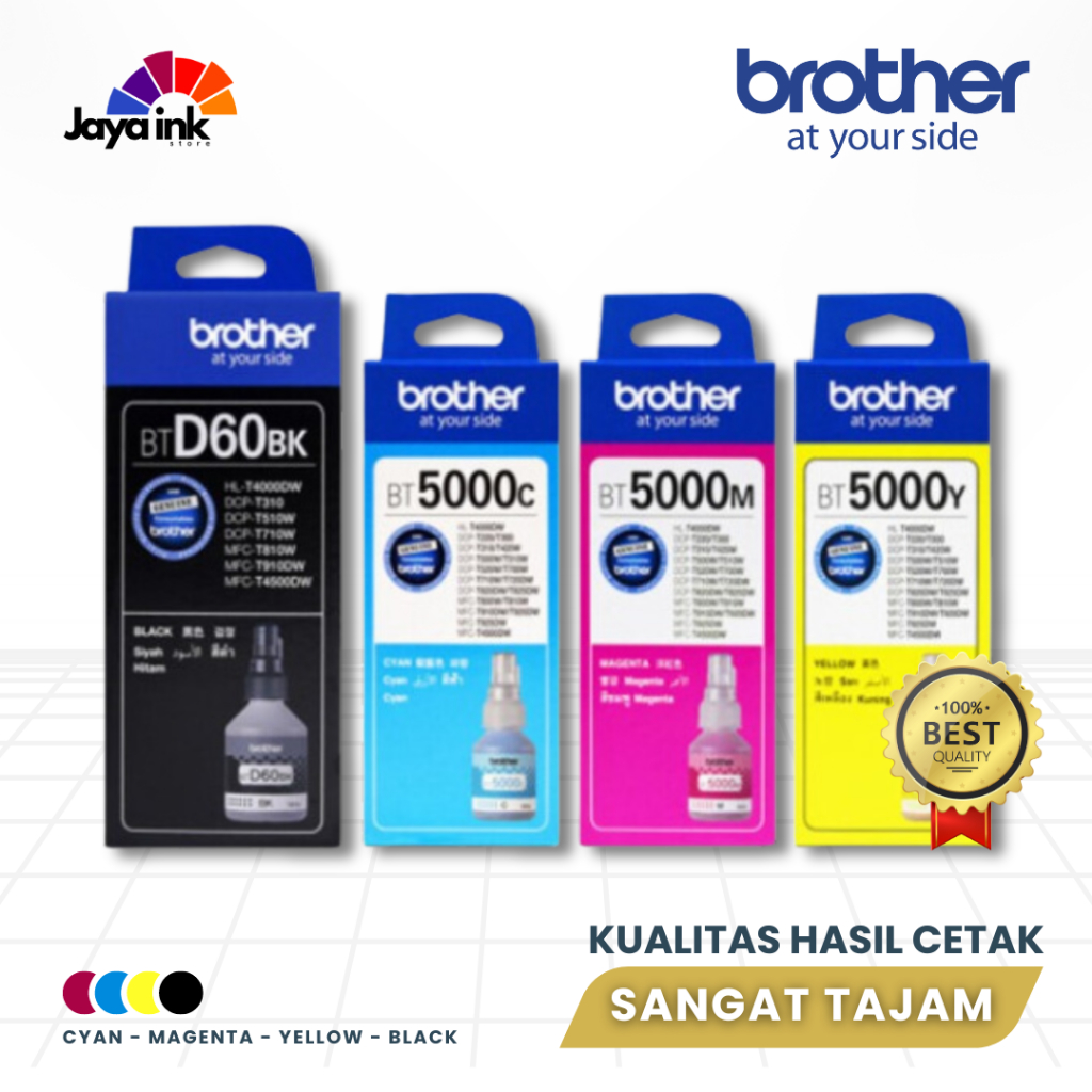 Tinta Refil Brother BT5000 For printer Tipe : DCP - T310 , DCP -T510W , DCP-T710W , DCP-T810W