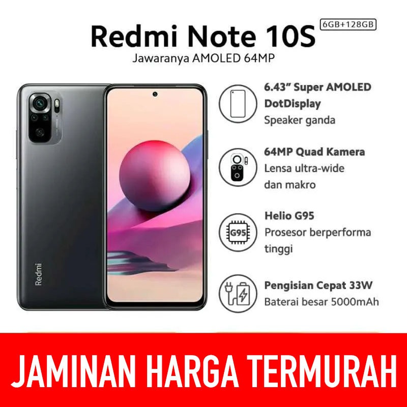 Xiaomi Redmi Note 10s Second TERMURAH