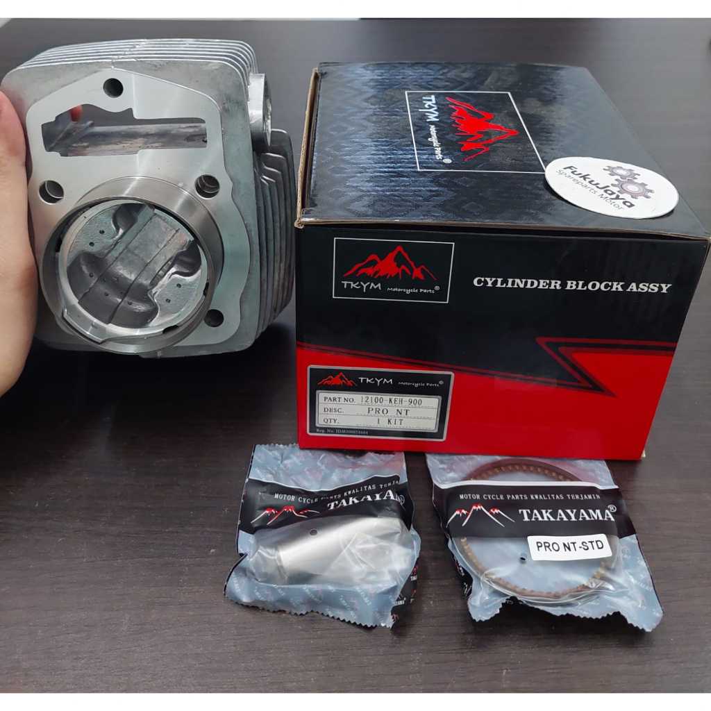 Takayama Cylinder Block Assy Set Silinder Seher Seker Boring Blok + Piston + Ring Honda Pro Neotech 