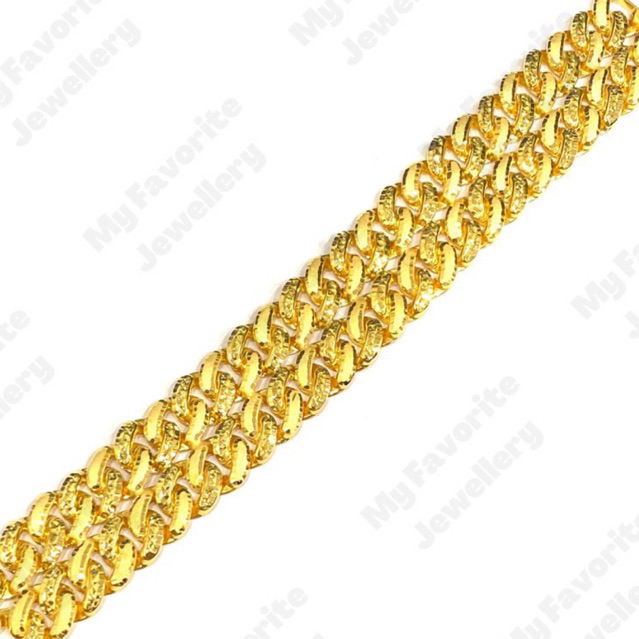 Gelang Sisik Naga Susun Emas Asli Kadar 700