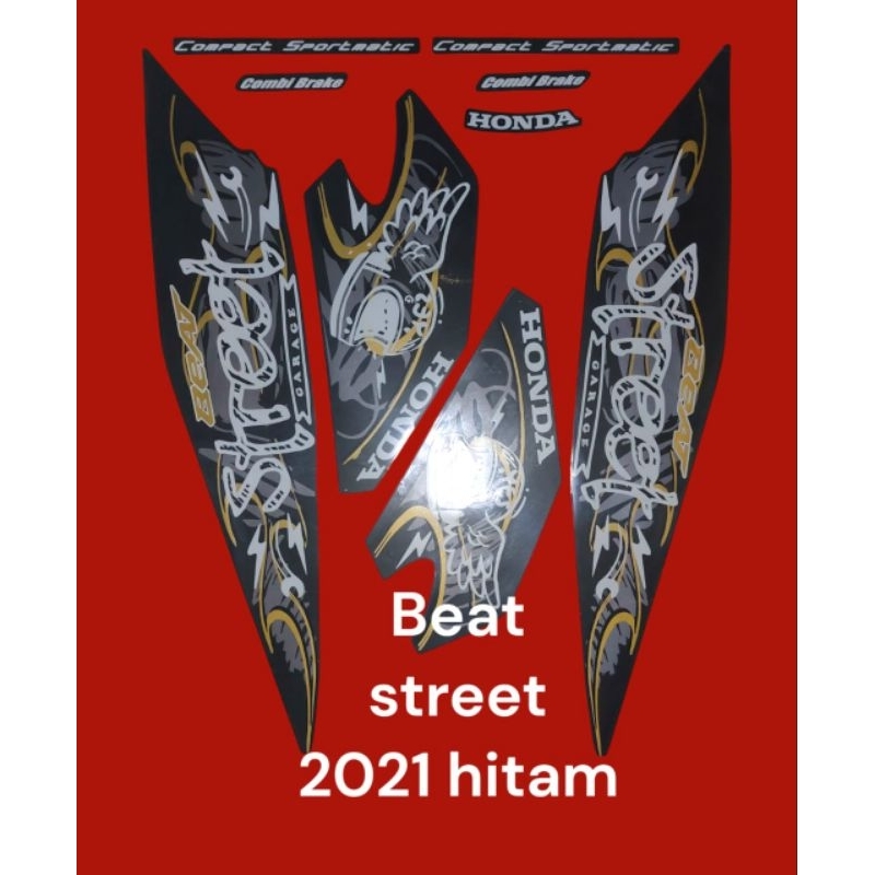 stiker body beat street 2021 striping body beat street 2021