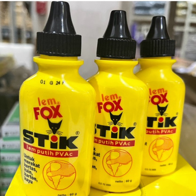 

LEM PUTIH/WHITE GLUE PVac FOX/60 gr