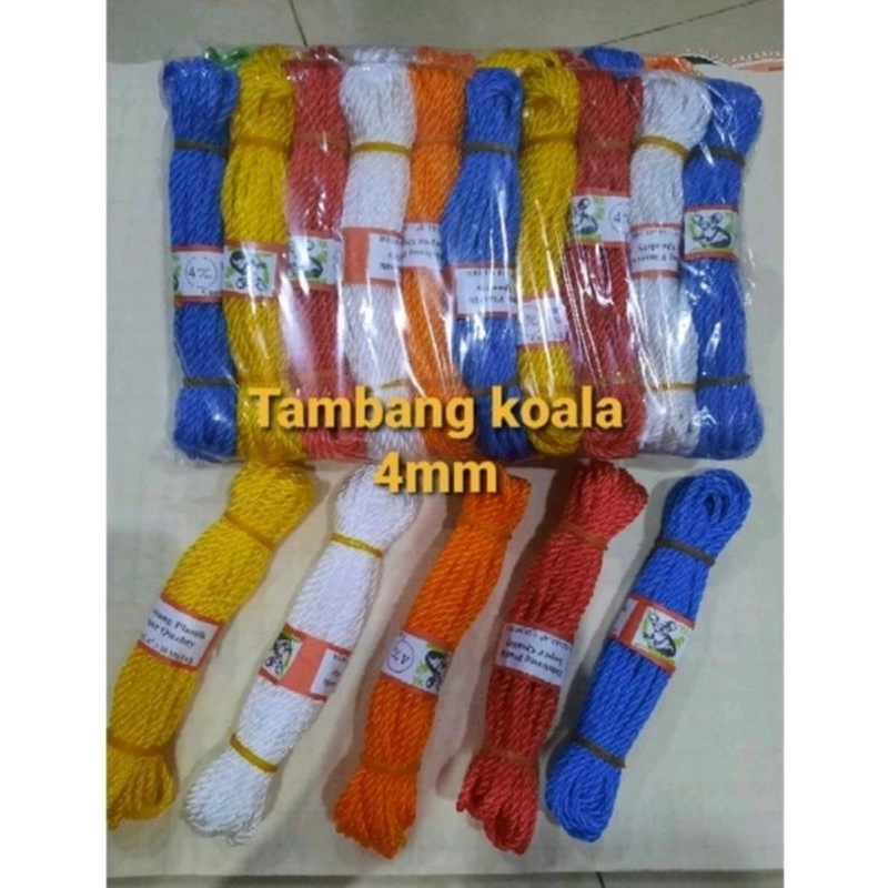 (Cuci gudang) Tali tambang nylon 4 mm Koala (10 meter)
