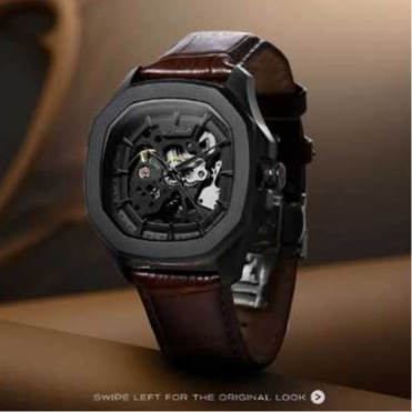 Bundling Gallant Phantom Steel dan Berlin Strap Brown
