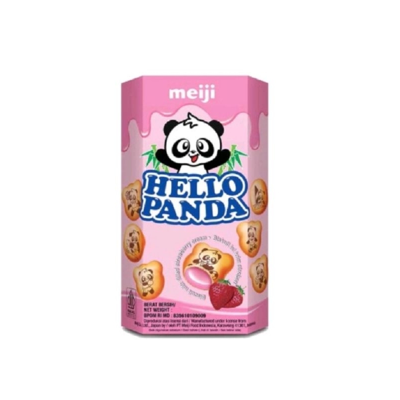 

MEIJI HELLO PANDA BISKUIT RASA STRAWBERRY