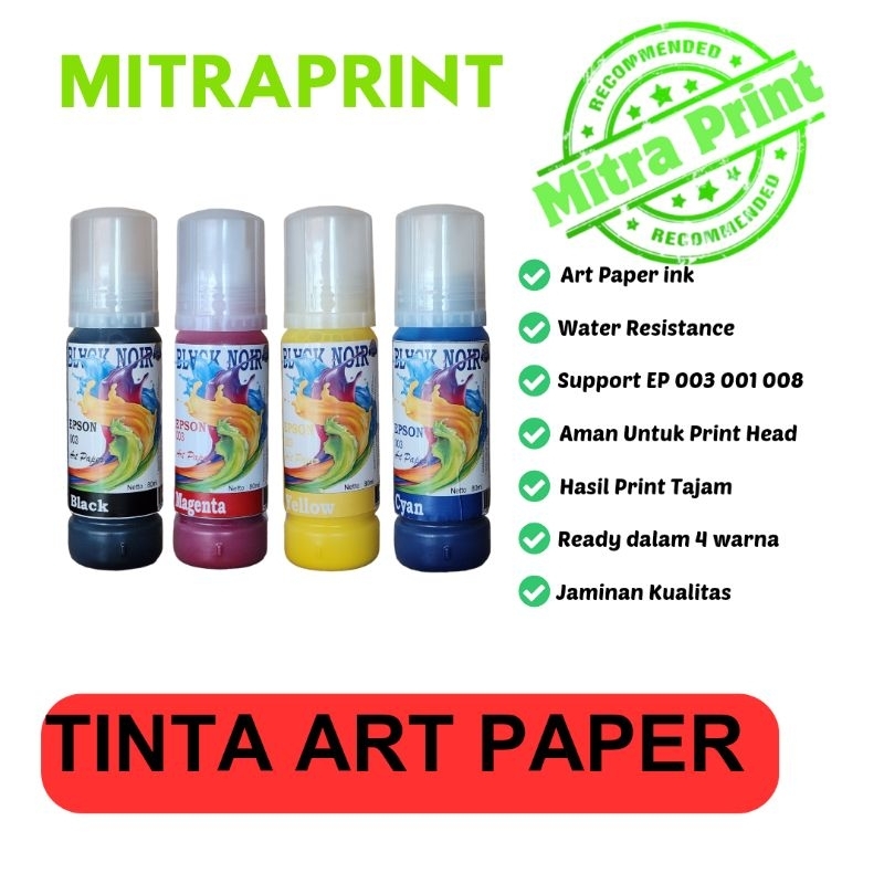 Tinta Art Paper Epson 003 Epson L1110 L3110 L3150 L5190