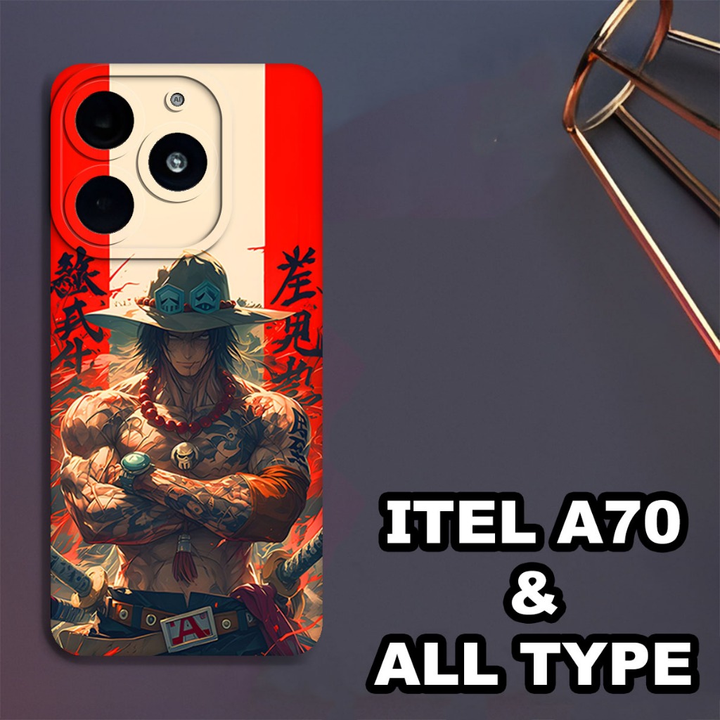 (GC5) Softcase karet Hp ITEL A70 / Case Anime / Case ITEL A70 Silikon Tpu Pro Camera / Kesing ITEL A