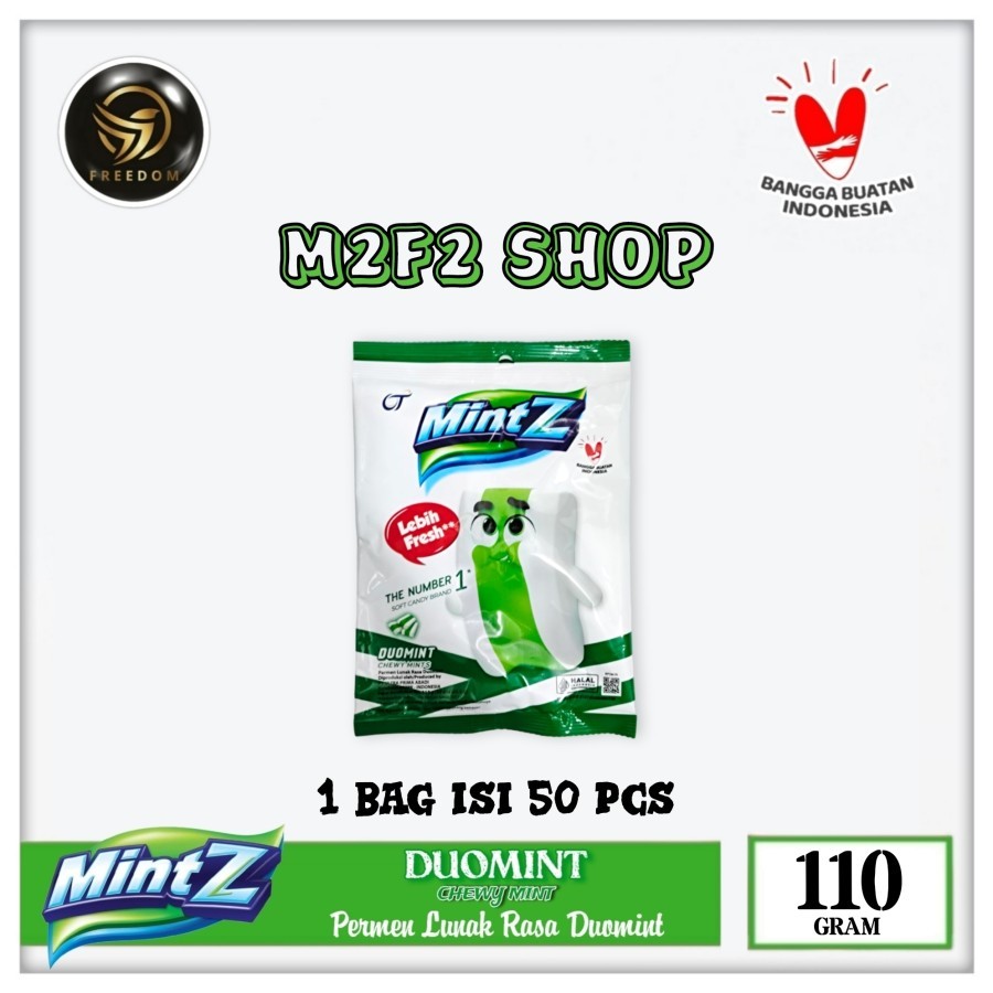 

Mintz Duomint Chewy Mints | Permen Lunak - 110 gr (Kemasan 1 Pack)