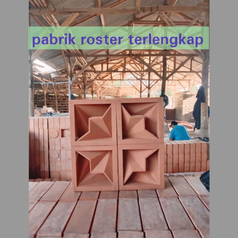 roster beton minimalis/loster beton/roster merah trakota