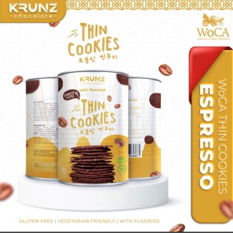 

Hampers WoCA Thin Krunz Espresso Chocolate - 90g