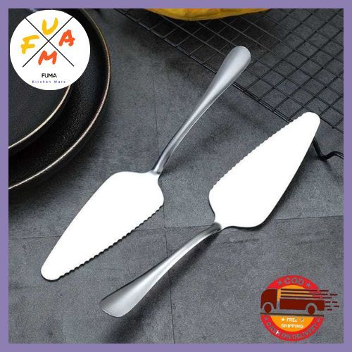 Pisau Sendok Kue Tart Stainless Steel / Sendok Skrap Cake Server Pisau Kue Tart Stainless Steel