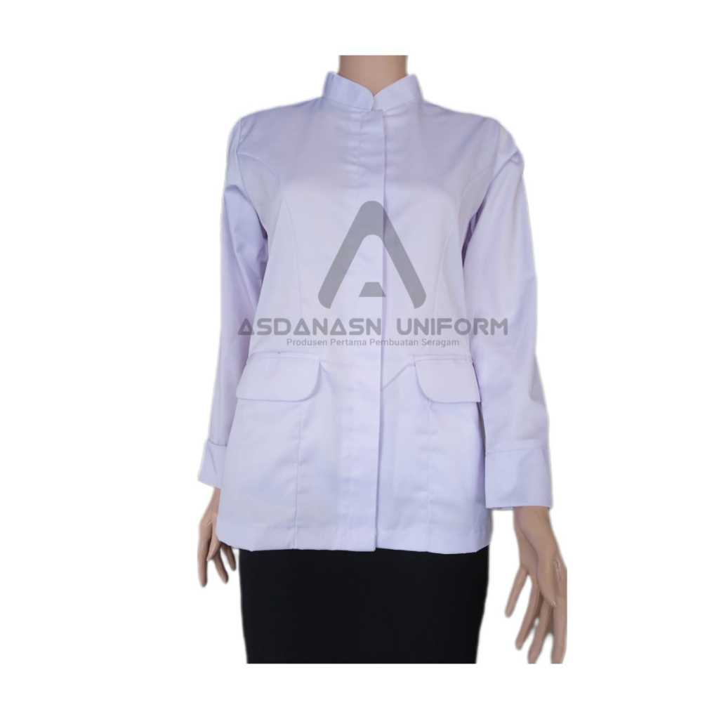 BAJU DINAS PUTIH WANITA ATASAN PUTIH WANITA
