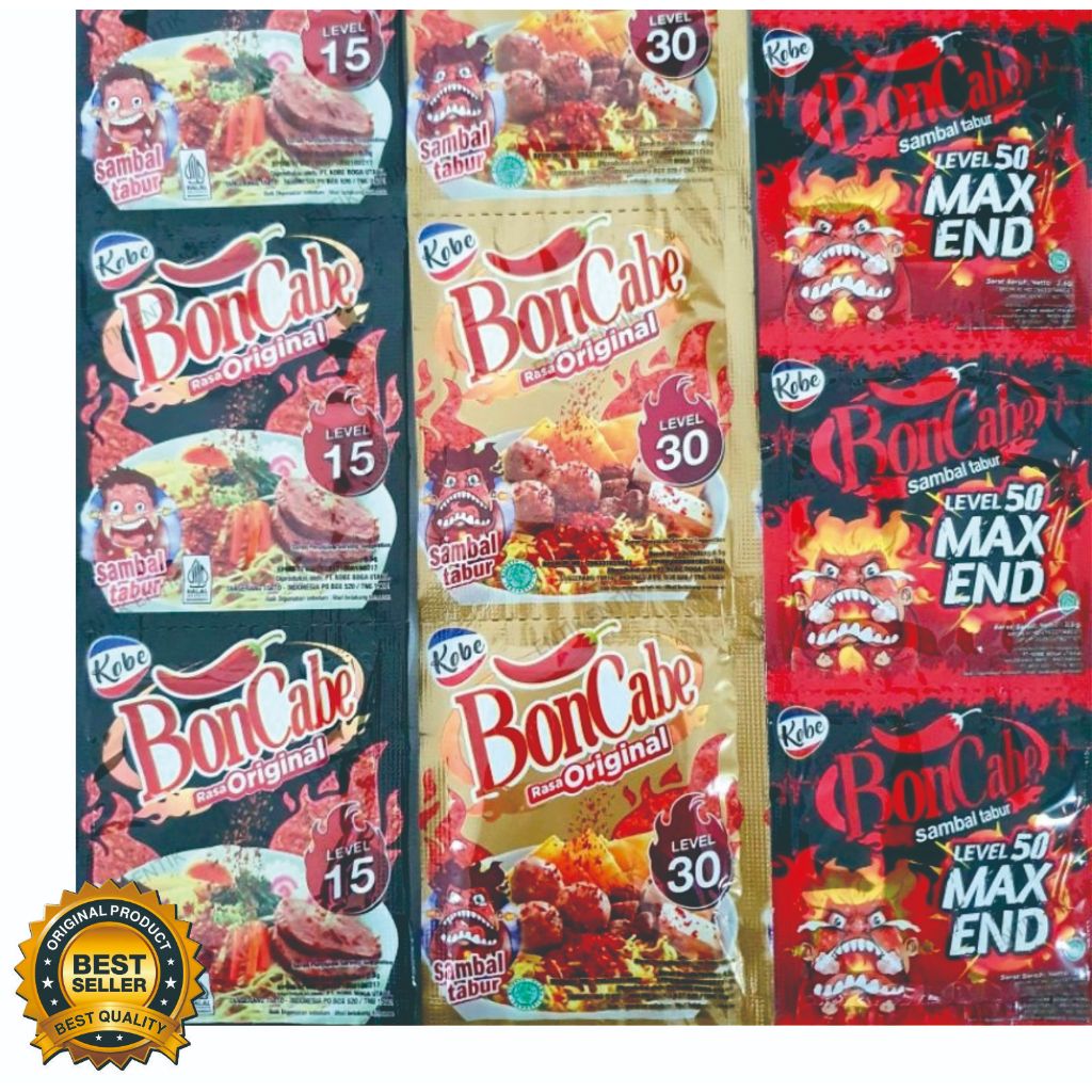 

BONCABE Sambal Cabe Tabur Bubuk Kobe / BON CABE SACHET 5.5G