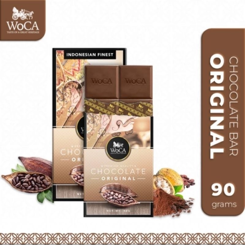 

Hampers WoCA Premium Chocolate Bar Original - 90g