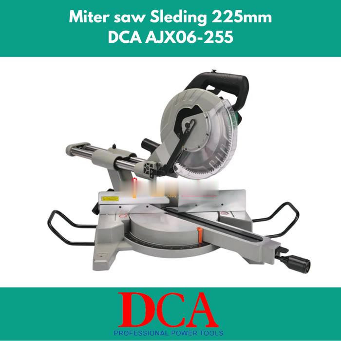 MESIN MITERSAW SLIDING DCA MITER SAW SLIDING DCA AJX06-255 10inch