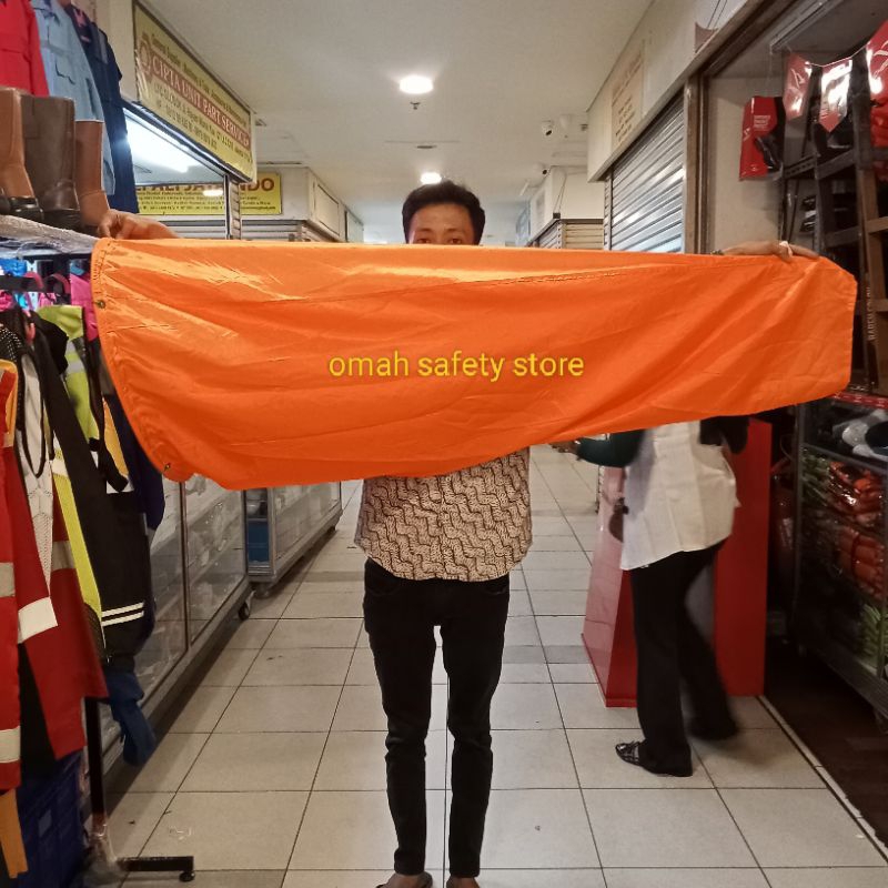 Windsock Penunjuk Arah Angin Full Orange Promo