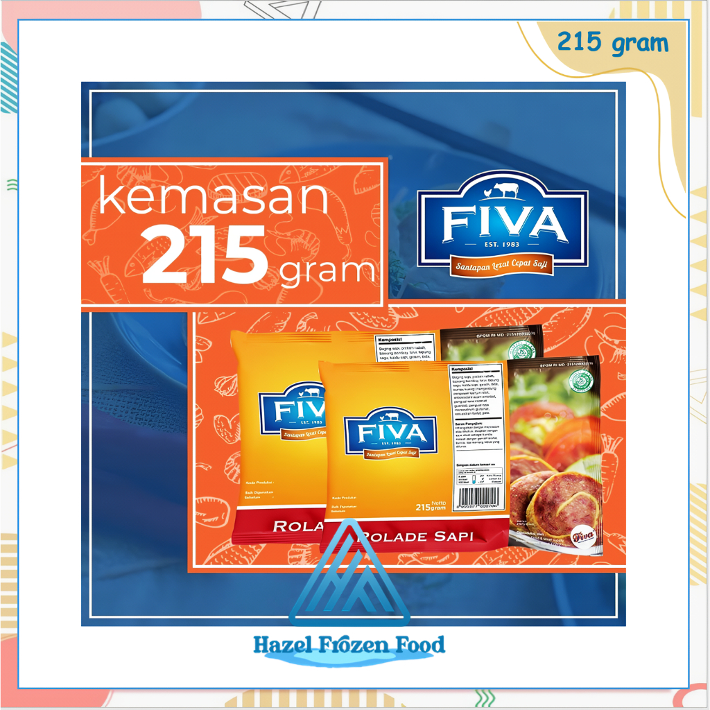 

Fiva Rolade Sapi 215 g Frozen Food Karawang