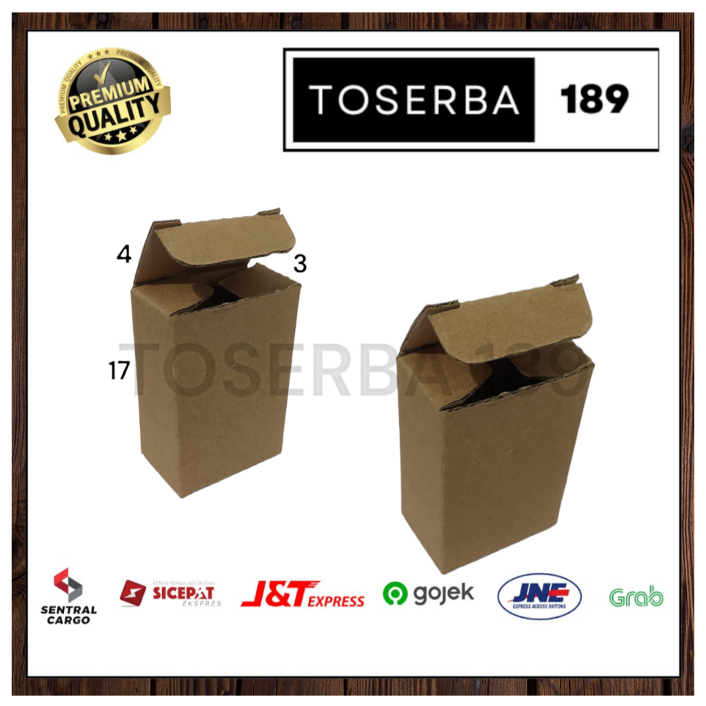 

kardus packing diecut/box pizza uk 4x3x17 cm