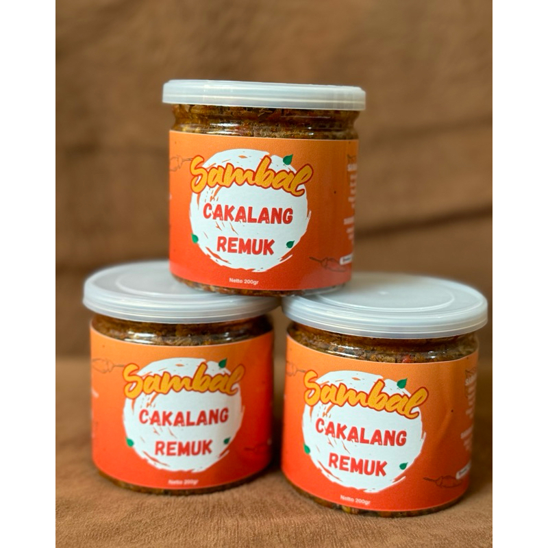 

SAMBAL CAKALANG REMUK. 200gr. sambel meletup