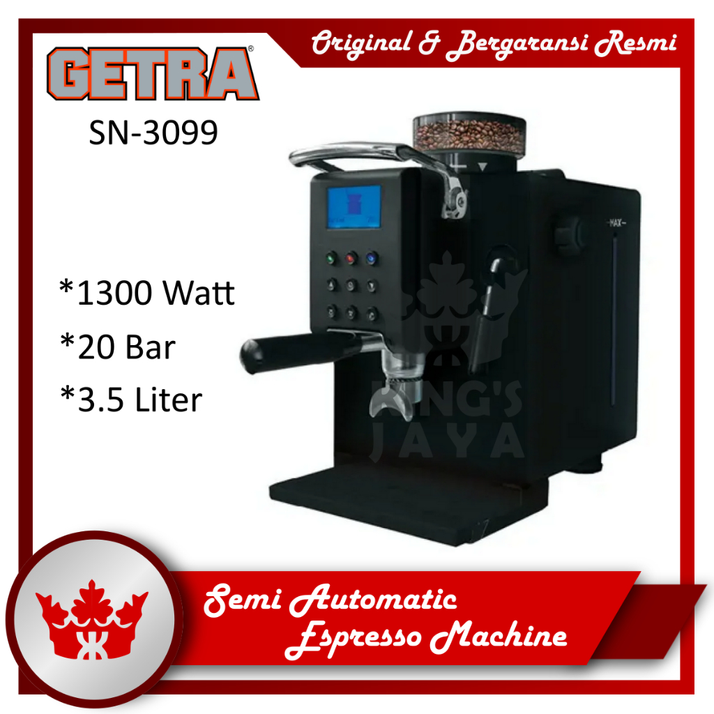 Mesin Espresso GETRA SN-3099 Mesin Kopi Espresso Semi Otomatis