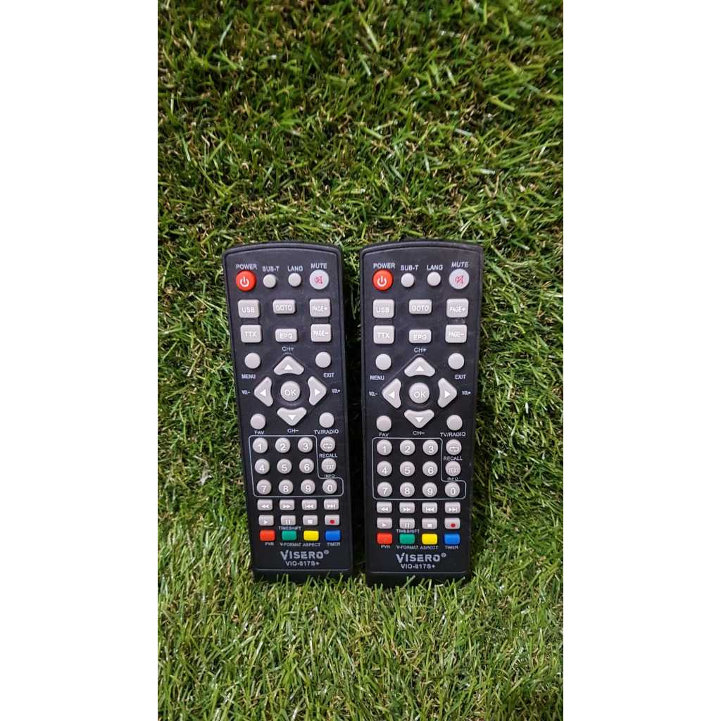 REMOTE Multi Set Top Box VISERO VIO-817S  Plus STB DVB T2