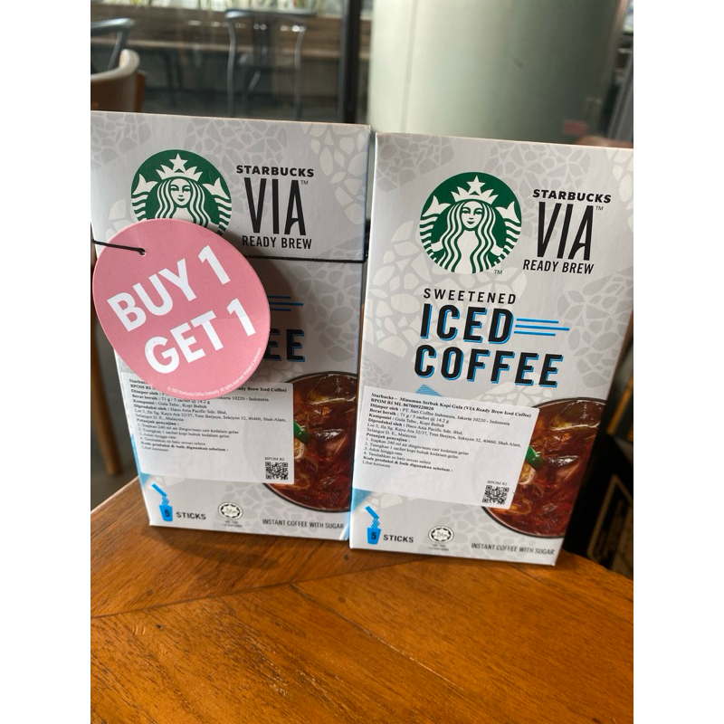 

- Starbucks Via ice coffee