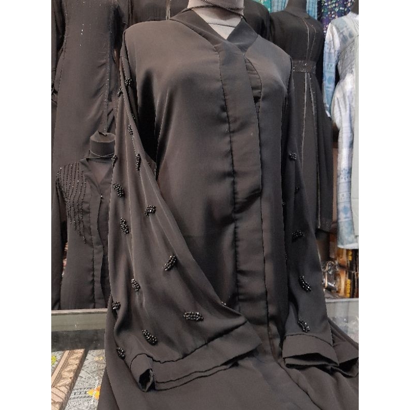 Abaya hitam fursan || Abaya fursan payet termurah