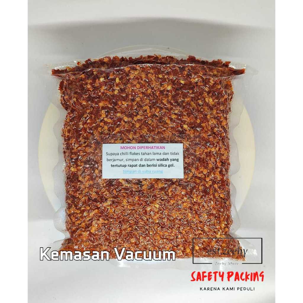 

(CHILLI FLAKES) CABE SERPIHAN SANGAT PEDAS KEMASAN 500 GR