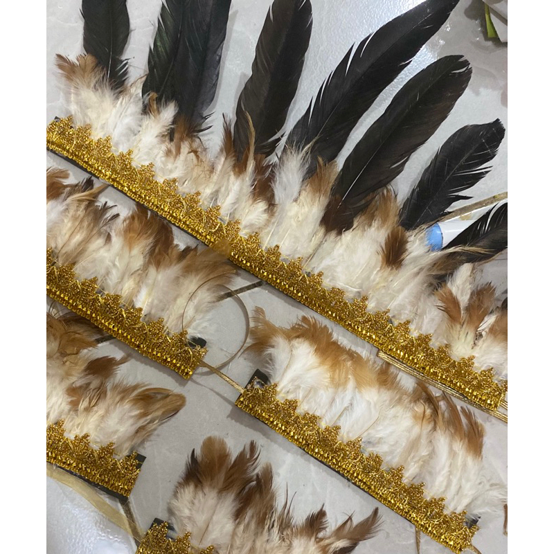 aksesoris bulu aksesoris papua aksesoris dayak