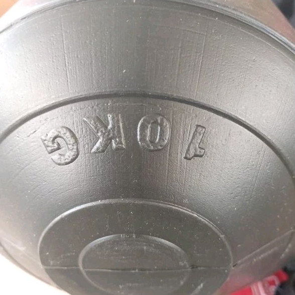 Dee barbel kosongan 10 kg 2 pcs / barbel 10 kg sepasang tanpa isi