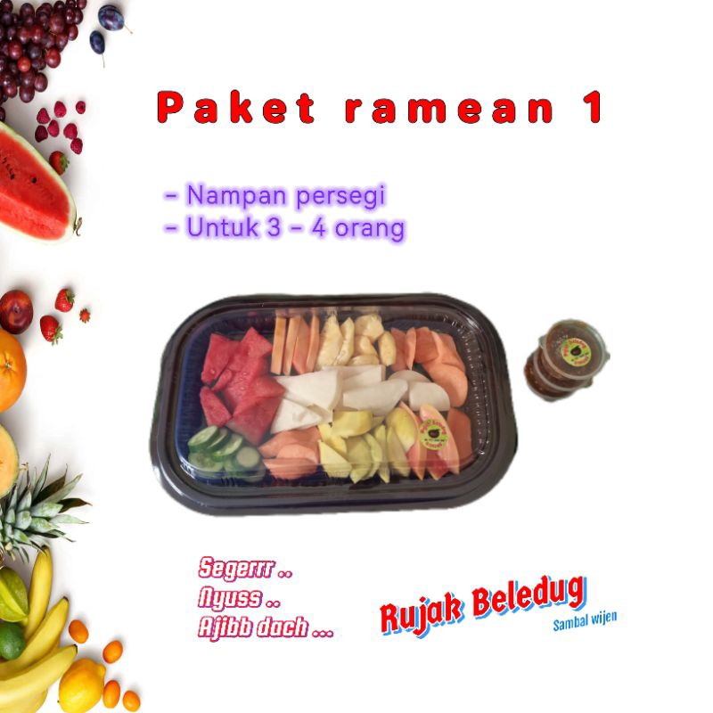 

Rujak Beledug khas sambal wijen