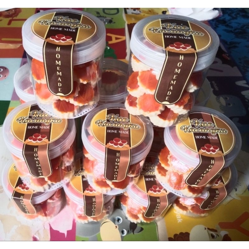 

KUE KACANGKU homemade 100% tanpa bahan pengawet dan pemanis buatan ukuran toples 500 g