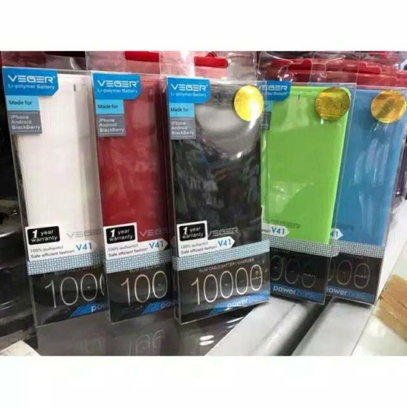 VEGER V41NEW - PowerBank VEGER 10000Mah ORIGINAL VEGER