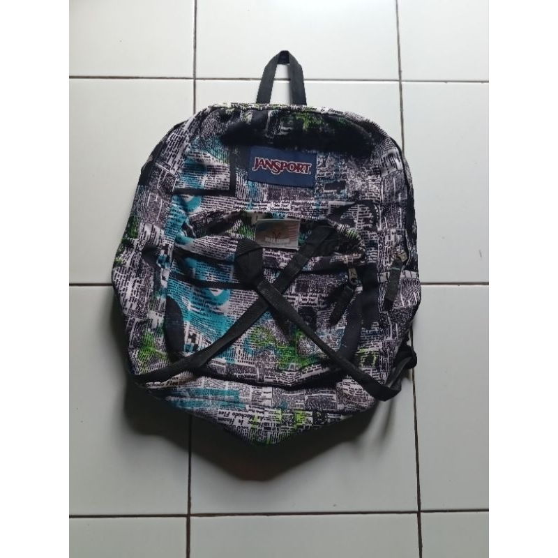 TAS JANSPORT MOTIF KORAN ORIGINAL 100℅ TAG LAWAS